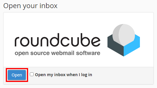 logowanie do konta mailowego - roundcube